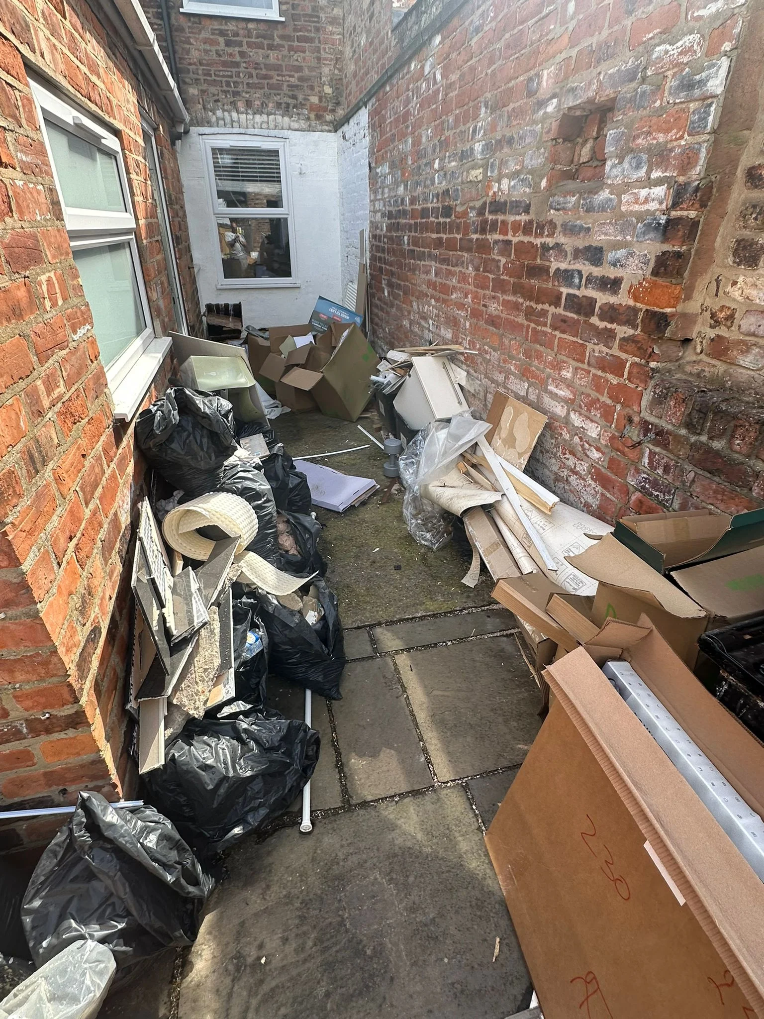 End of tenancy property in York before clearance